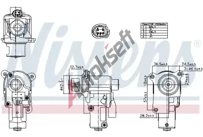 NISSENS AGR ventil NIS 98552, 98552 NISSENS AGR ventil NIS 98552, 98552