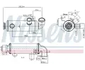 NISSENS Chladi recirkulace spalin NIS 989276, 989276