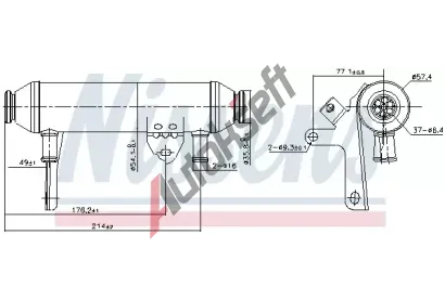 NISSENS Chladi recirkulace spalin NIS 989292, 989292