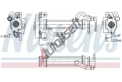 NISSENS Chladi recirkulace spalin ** FIRST FIT ** NIS 989400, 989400