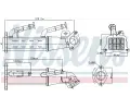 Chladi recirkulace spalin NISSENS ‐ NIS 989404