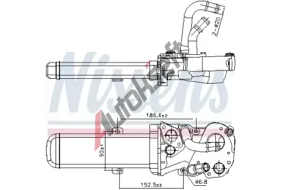 NISSENS Chladi recirkulace spalin ** FIRST FIT ** NIS 989412, 989412
