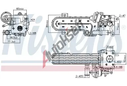 NISSENS Chladi recirkulace spalin NIS 989413, 989413