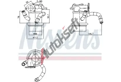 NISSENS Chladi recirkulace spalin ** FIRST FIT ** NIS 989421, 989421