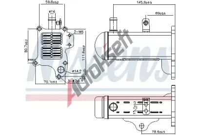 NISSENS Chladi recirkulace spalin NIS 989425, 989425