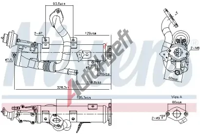 NISSENS Chladi recirkulace spalin ** FIRST FIT ** NIS 989448, 989448