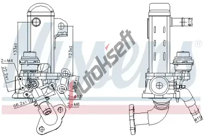 NISSENS Chladi recirkulace spalin ** FIRST FIT ** NIS 989461, 989461