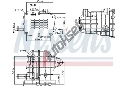 NISSENS Chladi recirkulace spalin ** FIRST FIT ** NIS 989481, 989481