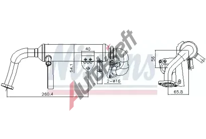 NISSENS Chladi recirkulace spalin NIS 989482, 989482