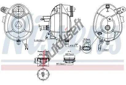 NISSENS Vyrovn�vac� n�doba chladic� kapaliny ** FIRST FIT ** NIS 996201, 996201