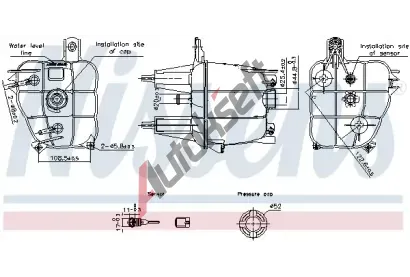 NISSENS Vyrovnvac ndoba chladic kapaliny ** FIRST FIT ** NIS 996241, 996241