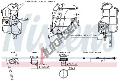 NISSENS Vyrovnvac ndoba chladic kapaliny ** FIRST FIT ** NIS 996294, 996294