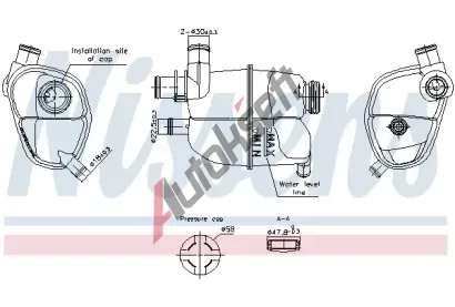 NISSENS Vyrovnvac ndoba chladic kapaliny NIS 996302, 996302