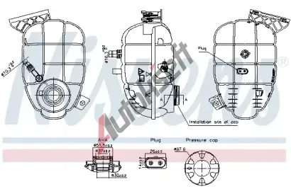 NISSENS Vyrovn�vac� n�doba chladic� kapaliny ** FIRST FIT ** NIS 996325, 996325