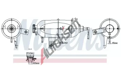 NISSENS Vyrovnvac ndoba chladic kapaliny ** FIRST FIT ** NIS 996331, 996331