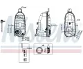 NISSENS Vyrovnávací nádoba chladicí kapaliny ** FIRST FIT ** NIS 996389, 996389