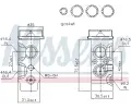 NISSENS Expanzn ventil klimatizace ** FIRST FIT ** NIS 999261, 999261