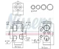 NISSENS Expanzn ventil klimatizace ** FIRST FIT ** NIS 999319, 999319