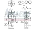 NISSENS Expanzní ventil klimatizace ** FIRST FIT ** NIS 999385, 999385