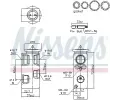 NISSENS Expanzn� ventil klimatizace ** FIRST FIT ** NIS 999389, 999389