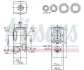 NISSENS Expanzn ventil klimatizace ** FIRST FIT ** NIS 999391, 999391