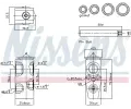 Expanzn ventil klimatizace NISSENS ‐ NIS 999445