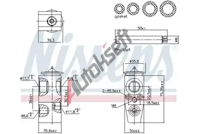 NISSENS Expanzn ventil klimatizace ** FIRST FIT ** NIS 999448, 999448