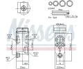 NISSENS Expanzní ventil klimatizace NIS 999553, 999553