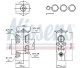 NISSENS Expanzn� ventil klimatizace NIS 999556, 999556