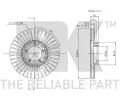 NK Brzdov kotou - 270 mm NK 202548, 202548