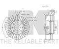 NK Brzdov kotou - 276 mm NK 203032, 203032