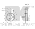 NK Brzdov kotou - 250 mm NK 203036, 203036