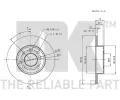 NK Brzdov kotou - 240 mm NK 203633, 203633