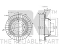 NK Brzdov kotou - 313 mm NK 203635, 203635