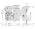 NK Brzdov kotou - 278 mm NK 203646, 203646