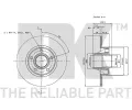 NK Brzdov kotou - 280 mm NK 203647, 203647