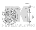 NK Brzdov kotou - 292 mm NK 203650, 203650