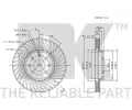 NK Brzdov kotou - 280 mm NK 203651, 203651