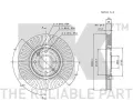 NK Brzdov kotou - 283 mm NK 203720, 203720