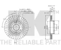 NK Brzdov kotou - 280 mm NK 203913, 203913