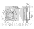 NK Brzdov kotou - 280 mm NK 204733, 204733