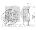 NK Brzdov kotou - 280 mm NK 204762, 204762