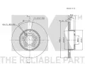 NK Brzdov kotou - 282 mm NK 204766, 204766