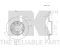 NK Brzdov kotou - 245 mm NK 204778, 204778