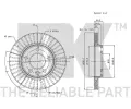 NK Brzdov kotou - 294 mm NK 204797, 204797