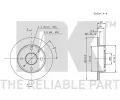 NK Brzdov kotou - 211 mm NK 205109, 205109