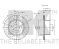 NK Brzdov kotou - 280 mm NK 209306, 209306