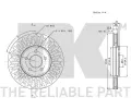 NK Brzdov kotou - 282 mm NK 209315, 209315