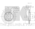 NK Brzdov kotou - 247 mm NK 209918, 209918