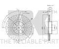 NK Brzdov kotou - 284 mm NK 209923, 209923